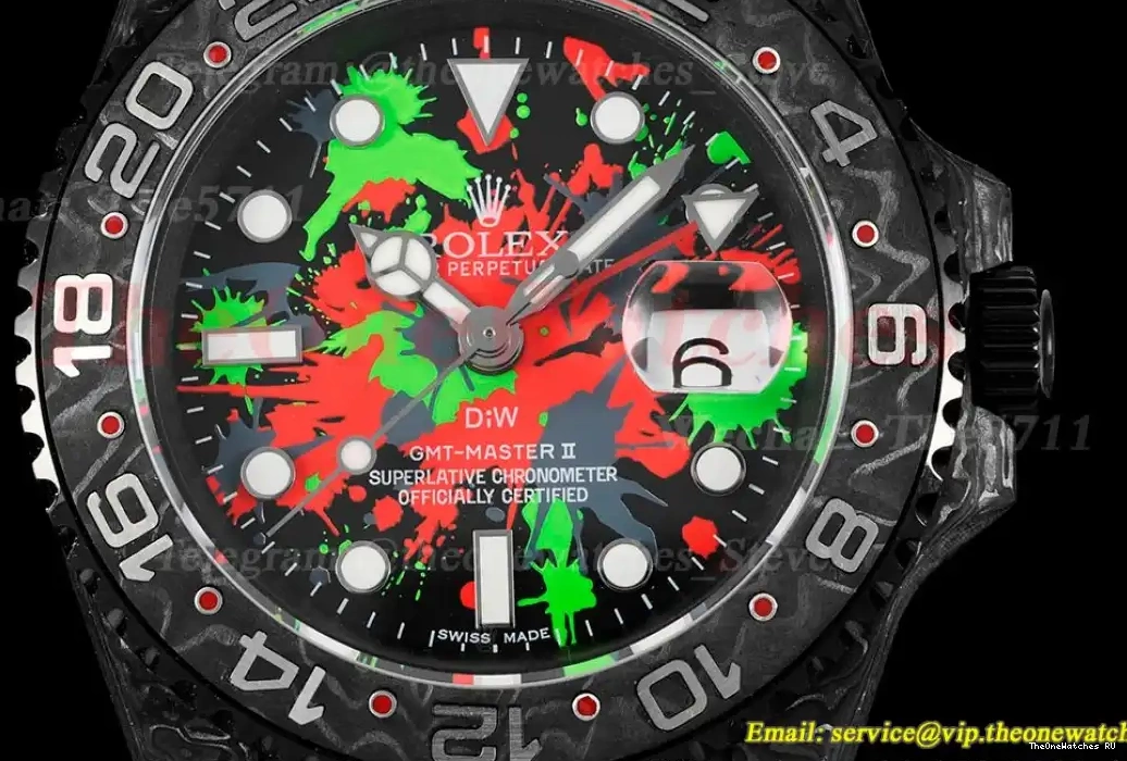 GMT FC DIWF Motley Num A3285 Master 40mm NY DIW Dot II 0503